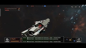 Infinite Lagrange #7 Atack Pirates Level 5 With Triple Attack Battlecruiser Eternal Storm