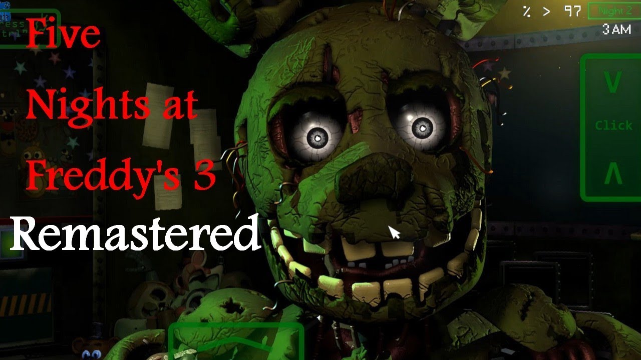 Five Nights At Freddy S 3 Remastered Nights1 2 Youtube