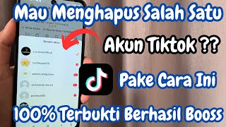 Cara Menghapus Salah Satu Akun TikTok