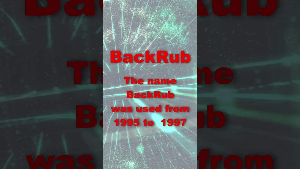 Google had another name? 