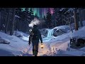 A Winter Forest at Night 🌌 Chill Lofi for Deep Focus 🎵 aurora deep-focus beats