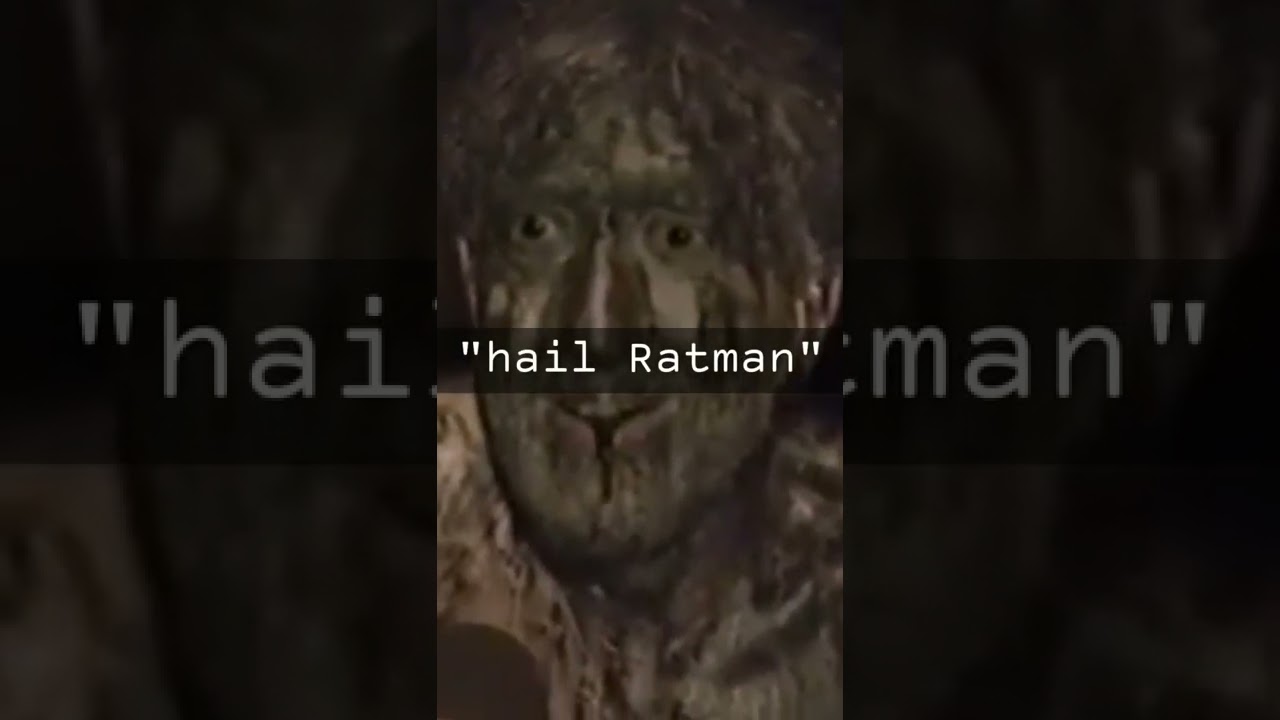 ACHEI UM RATO GIGANTESCO NO ESGOTO! - The ratman vhs 