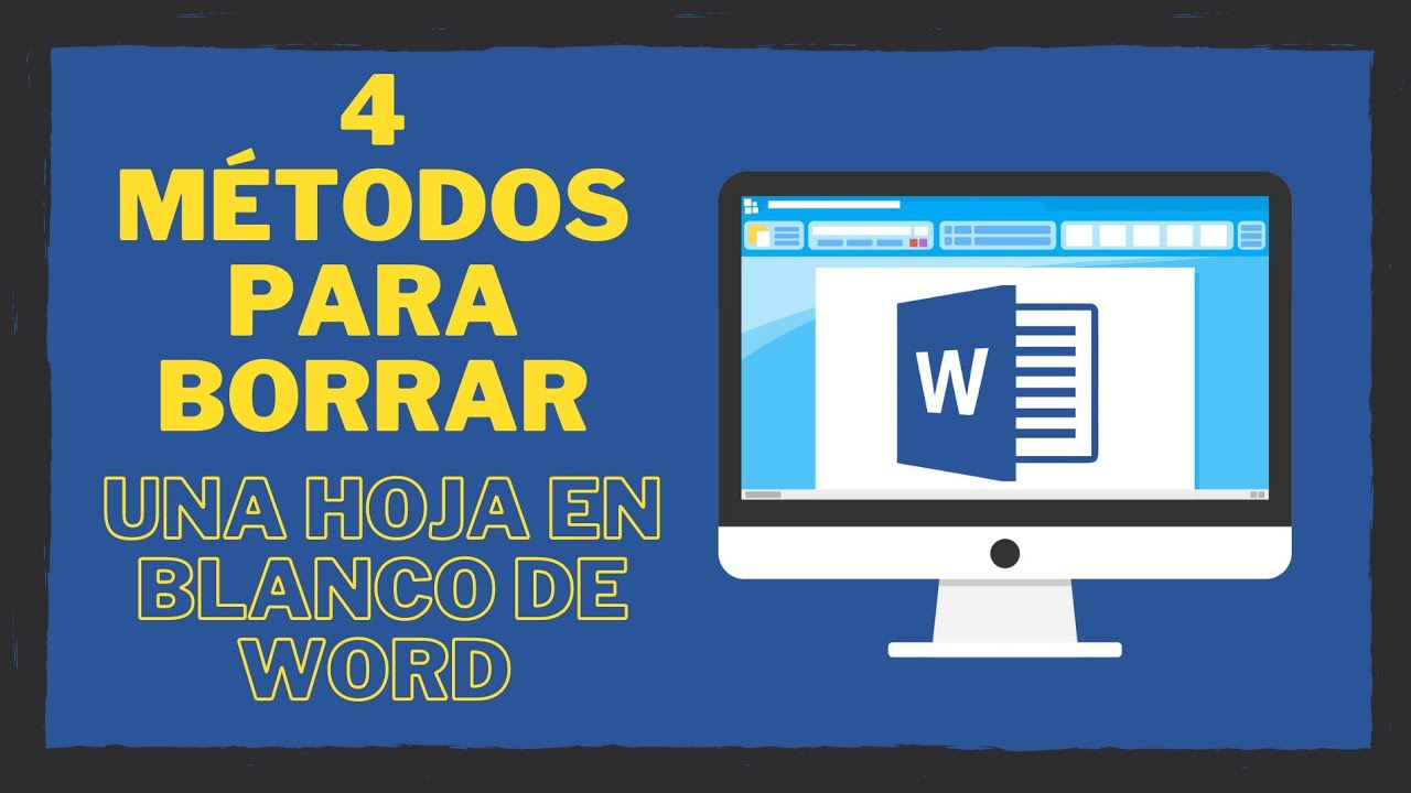 Como eliminar hoja en blanco en word