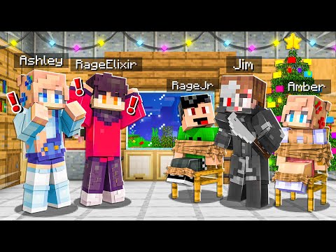 HE KIDNAPPED MY FAMILY IN MINECRAFT!! *SCARY*