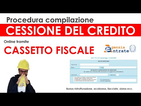 Video: Con cessione di crediti?