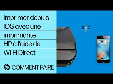 Imprimer depuis iOS avec une imprimante HP à l'aide de Wi-Fi Direct | Imprimantes HP | @HPSupport