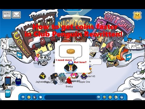 Club Penguin Rewritten L How To Get Coins Faster! (NO GLITCH)
