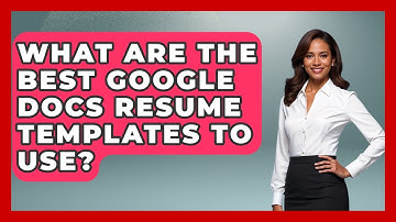 What Are The Best Google Docs Resume Templates To Use? - Job Success Network