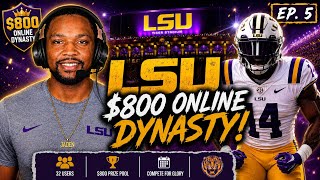 The Most INSANE GAME I EVER PLAYED! $800 Online Dynasty Ep. 5