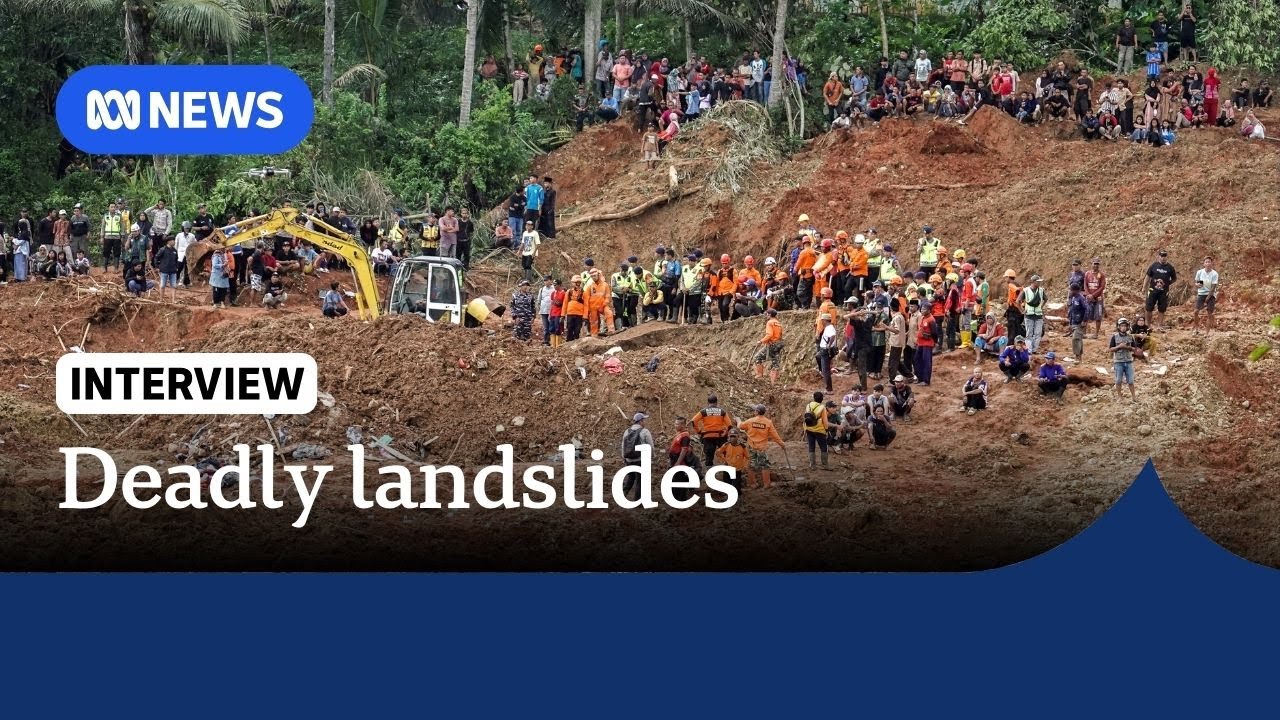 Death toll rising after major landslides in Indonesia | The World | ABC NEWS