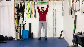 Mini Band Back To Wall Shoulder Flexion