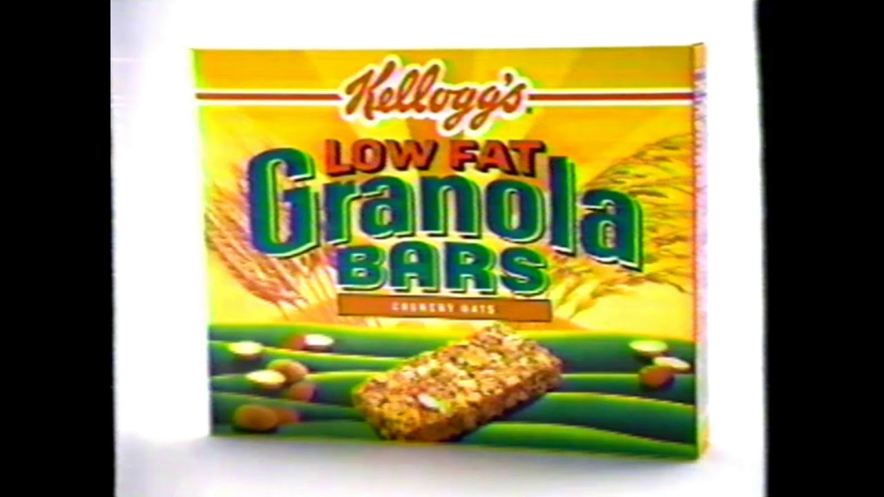 Kellogg's Low Fat Granola Bars Commercial 1994 YouTube