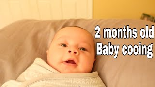 BABY COOING AND MAKES CUTE NOISES