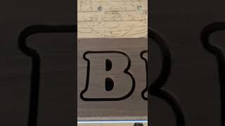 Child's name puzzle. Cut from Maple and Walnut. #woodworking #cnc #cncbits