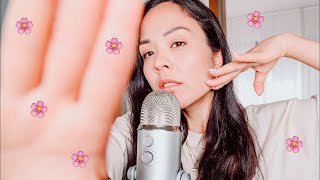 Face touching & Mouth sounds & Inaudible 🌸✨ ASMR Sita Sofia