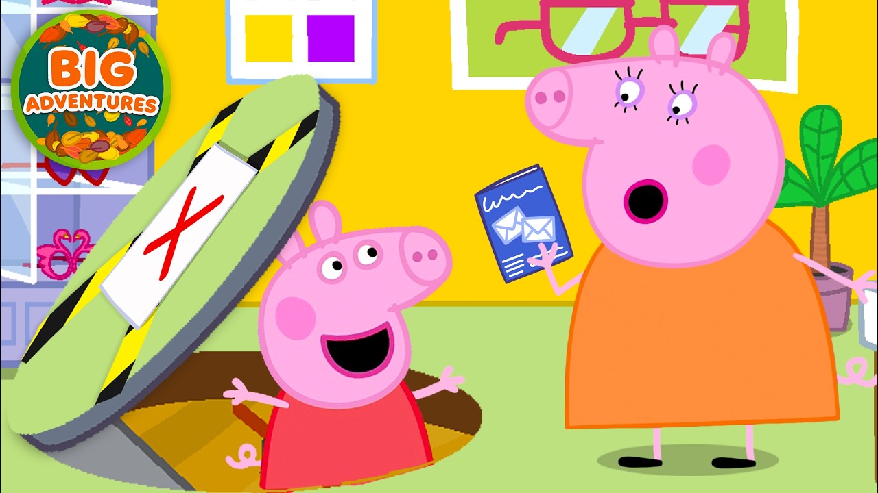 Peppa Pig Finds a SECRET TUNNEL! 🤫 Underground Adventure | Tales Full Episodes | 18 Mins