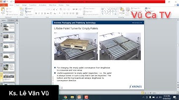 Giới Thiệu Hệ Thống Băng Tải Pallet (Pallet Conveying System) Hãng Krones - Ngành Beverage