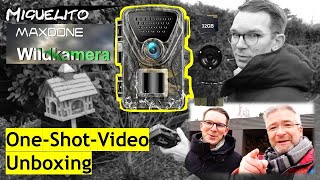 XXL version trail-camera unboxing with newcomer Henning. Investigation garden visitors | Maxdone screenshot 3