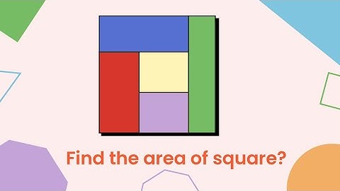 Can You Solve This? Square Made of 5 Rectangles