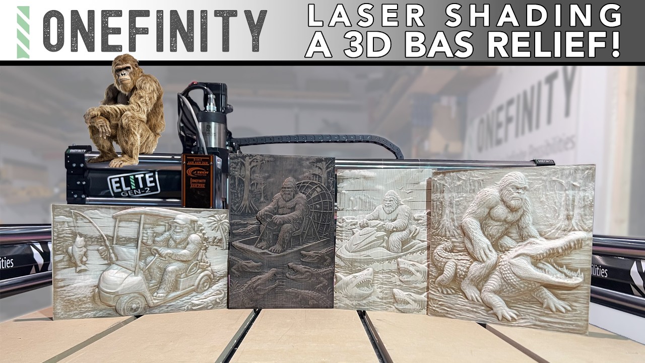 3D Relief + Laser Shading = PURE MAGIC!