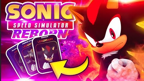 UNLOCK SHADOW THE HEDGEHOG FAST!!! (Sonic Speed Simulator - ROBLOX)