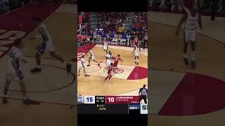 Arkansas Razorbacks NICK Smith JR…SMOOTH Jump SHOT!!!😉#shorts #sports #basketball