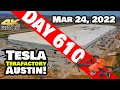 GIGA TEXAS PUMPING OUT MODEL Ys! - Tesla Gigafactory Austin 4K  Day 610 - 3/24/22-Tesla Terafactory