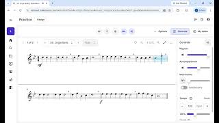 (Flute) Exercise 38 (Jingle Bells) - Essential Elements Book 1