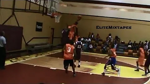 Shawn Nottingham CRAZY Off-The-Glass Dunk Over Def...
