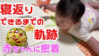 【生後４か月～５カ月】寝返りできるまでの軌跡　あっという間に寝返りマスター