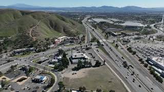 4K Hyperlapse North End San Bernardino, California Interstate 215 Freeway Droneations