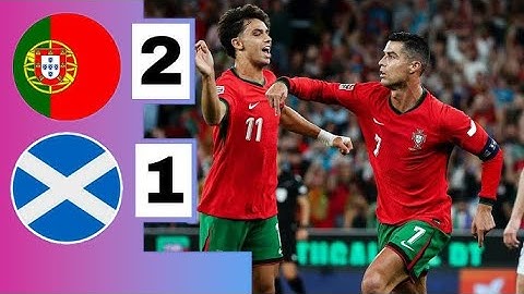 Portugal VS Scotland (2-1) highlight HD 2024