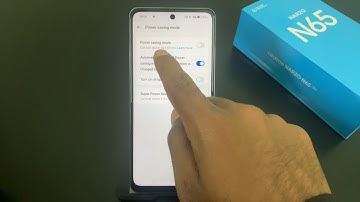 Realme NARZO N65 5G me power saving mode on off kaise kare