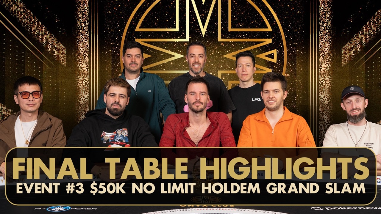 $1,250,000 for 1st! | $50,500 NLH Grand Slam | Onyx Club | FINAL TABLE Highlights
