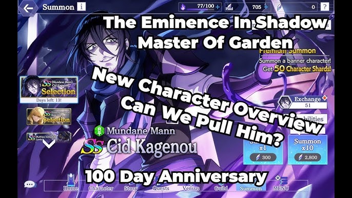 Beta and Gamma Get Character PVs Ahead of The Eminence in Shadow October  Premiere
