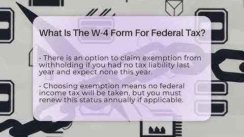 What Is The W-4 Form For Federal Tax? - Your Paycheck Planner