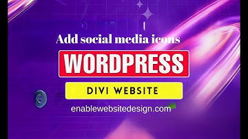 How to add social media icons in divi wordpress website only just in 3 minutes