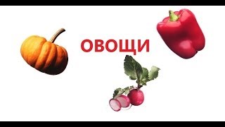 Учим ОВОЩИ. По методике Домана-Маниченко. Развивающий мультфильм для детей от 1 до 3 лет