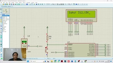 Simulasi Suhu dengan LM 35 dan LCD menggunakan Proteus