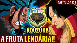 A FRUTA DOS SONHOS DE ROCKS, URANUS ESTÁ EM GOD VALLEY E O SEGREDO ABSURDO DE MORIA - ONE PIECE 1158