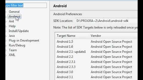 setting eclipse preferences settings