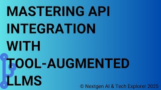 Mastering API Integration with Tool-Augmented LLMs
