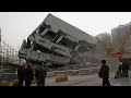 World Dangerous Demolition Building Compilation, Fastest Excavator Operator Destroy Epic Building