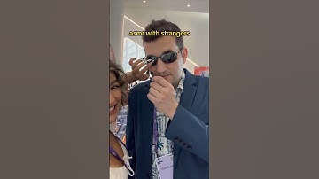 tapping on a strangers glasses 🕶️ #asmr #publicasmr  #asmrtapping