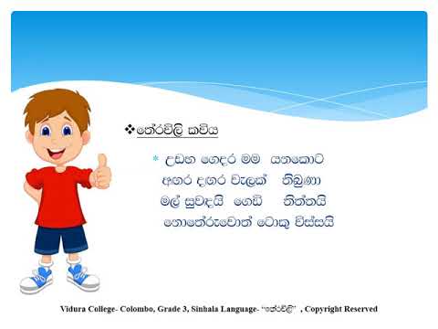 grade 3 sinhala youtube
