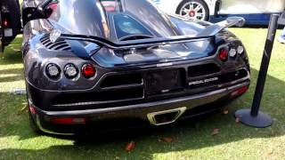 Koenigsegg CCXR start up and rev