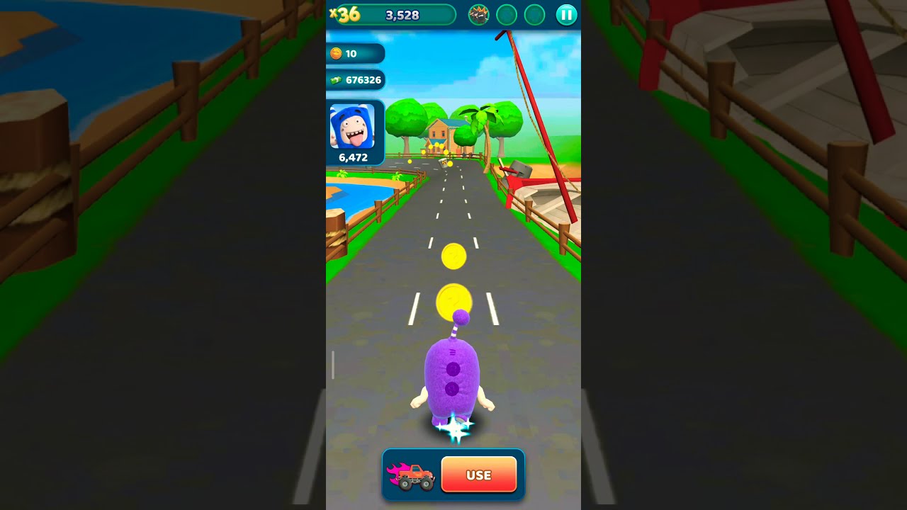 jeff oddbods turbo run game play