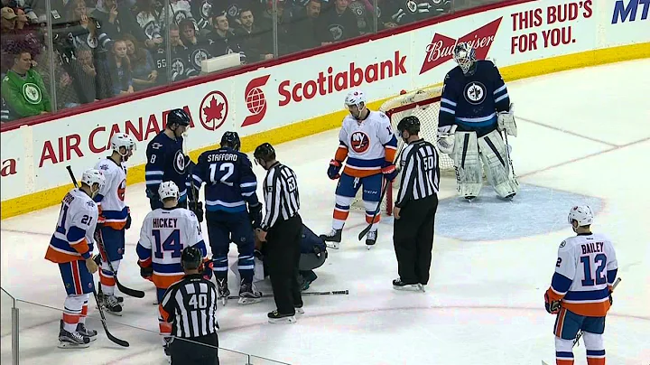 Gotta See It: Ehlers takes puck to face as team lo...