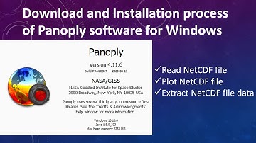 Panoply installation complete process | NetCDF file | Meteorological Data | Karan Singh