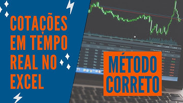 Atualizar Cotações da BOLSA em TEMPO REAL no EXCEL